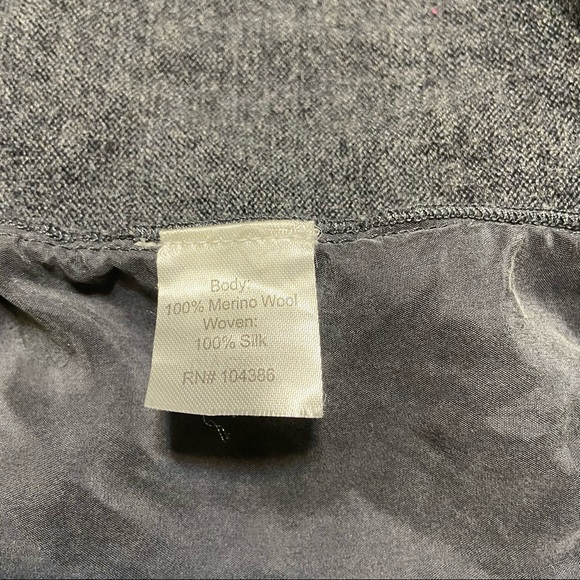 Garnet Hill merino wool and silk dress - Picture 5 of 9